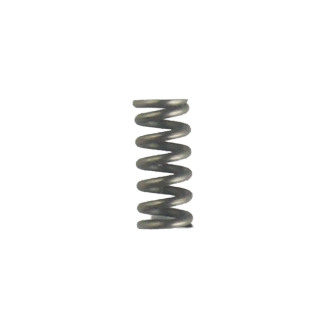A close-up image of the EXTRACTOR SPRING 75/85/83/97, featuring an adjustable metal compression spring coiled into several durable helical loops, set against a plain white background.